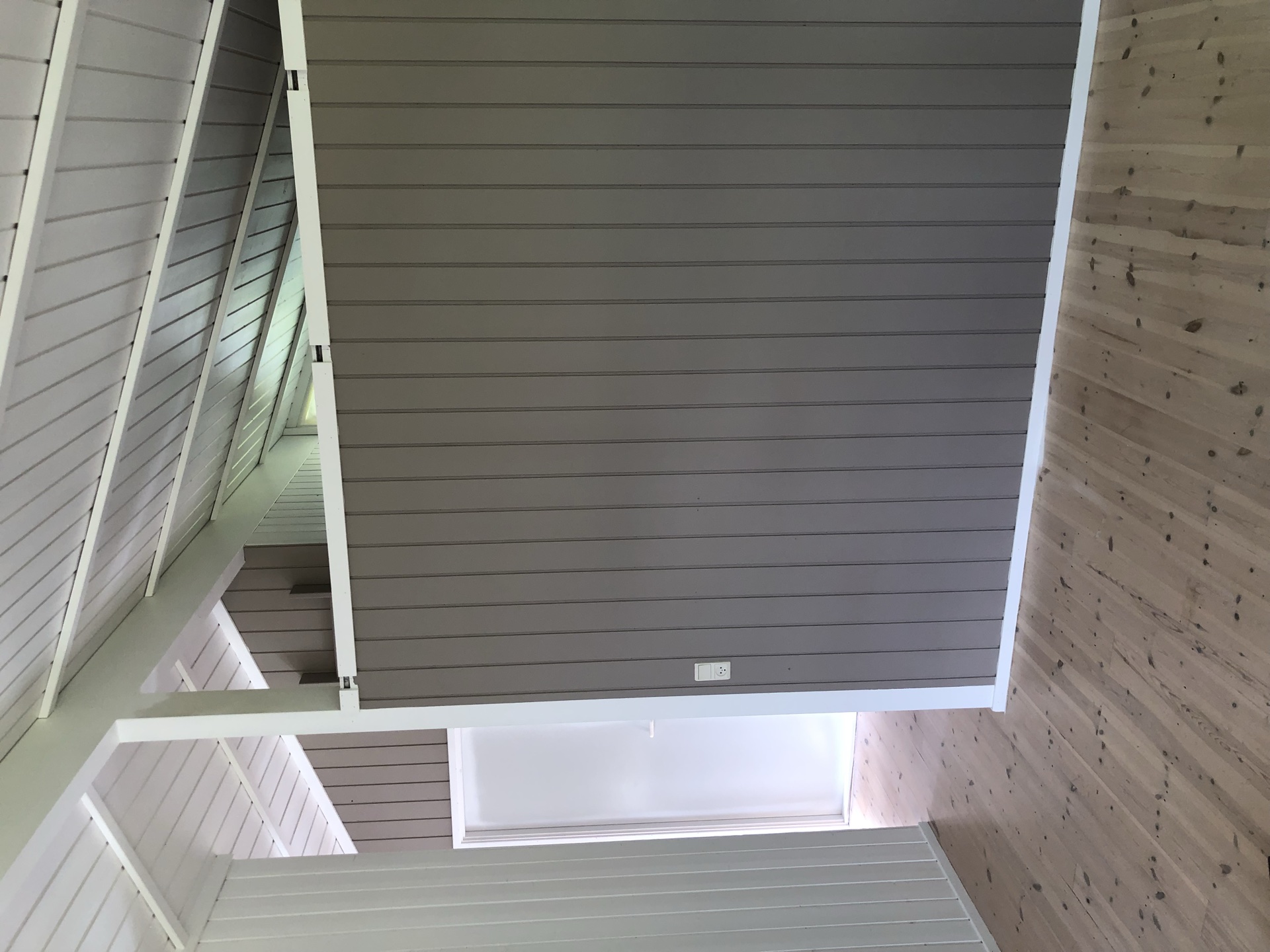 Panelvægge i moderne gråtoner